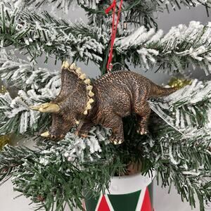 Christmas Tree Ornament- Triceratops -Midwest Gift